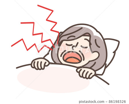Snoring grandmother 86198326