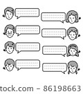 家庭（困惑的臉）氣球 86198663