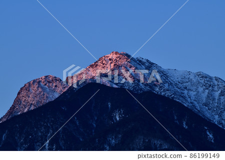 Hakushu-cho, Hokuto City, Kaikoma Country Club at dawn 86199149