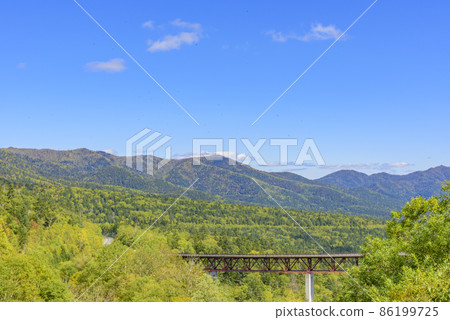 View from Mikuni Pass, Hokkaido, late summer View from Mikuni Pass, Hokkaido, late summer 86199725