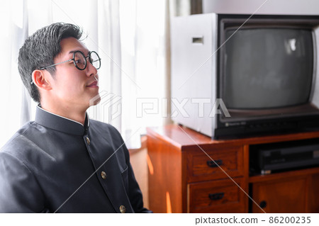 high school student, showa, television 86200235