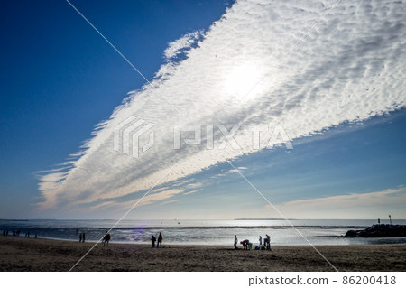 Beach of Chatelaillon on Atlantic Coast, France 86200418