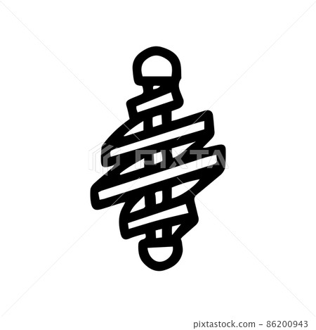 fishing groundbait line vector doodle simple icon fishing groundbait line vector doodle simple icon 86200943