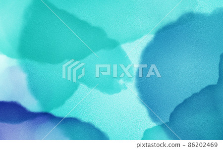 Handwritten watercolor blue / light blue 86202469