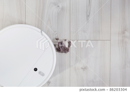 robot vacuum cleaner removes dust robot vacuum cleaner removes dust 86203304