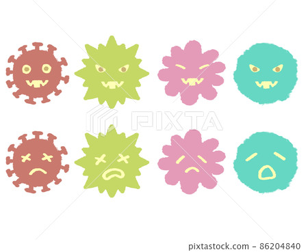 一個健康的病毒和一個被殺死的病毒 2 86204840