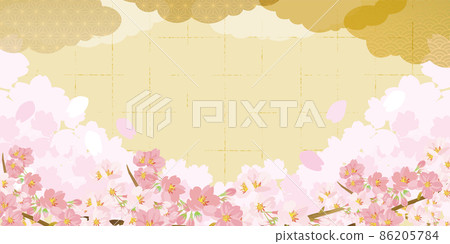 櫻花背景圖日本模式 櫻花背景圖日本模式 86205784