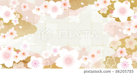 櫻花背景圖日本模式 櫻花背景圖日本模式 86205785