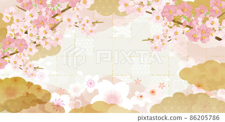 櫻花背景圖日本模式 櫻花背景圖日本模式 86205786