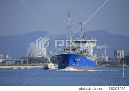 貨船離開Oiketa City Miike Port， 86205901