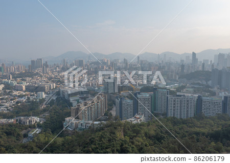 a middle kowloon view at Lung Cheung Road, hk 8 Jan 2022 a middle kowloon view at Lung Cheung Road, hk 8 Jan 2022 86206179