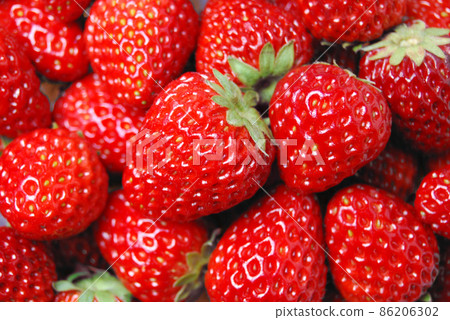 Lots of fresh strawberries Lots of fresh strawberries 86206302