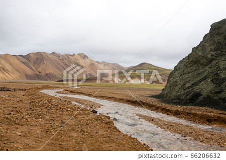 Landmannalaugar area landscape, Fjallabak Nature Reserve, Iceland Landmannalaugar area landscape, Fjallabak Nature Reserve, Iceland 86206632