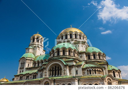 Alexander Nevsky Cathedral in Sofia, the capital of Bulgaria Alexander Nevsky Cathedral in Sofia, the capital of Bulgaria 86206876