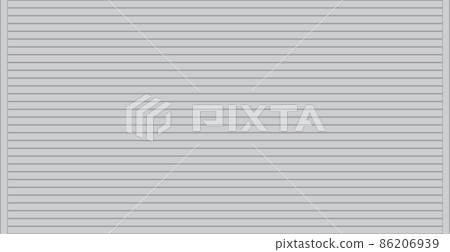 Panoramic background light garage doors, horizontal stripes - Vector Panoramic background light garage doors, horizontal stripes - Vector 86206939