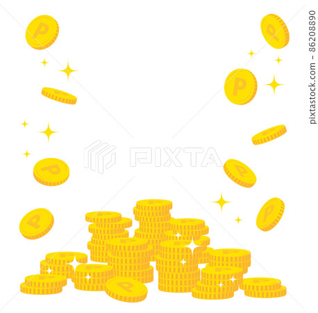 Background image of points to be accumulated_white background 86208890