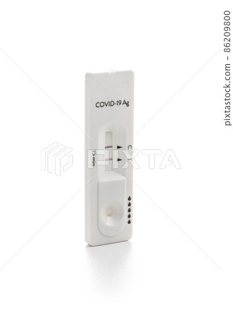Positive Covid-19 antigen test. Coronavirus antigen rapid test. Positive Covid-19 antigen test. Coronavirus antigen rapid test. 86209800