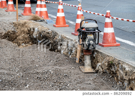 土木工程道路和夯實機 土木工程道路和夯實機 86209892