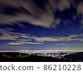Starry sky and night view 86210228