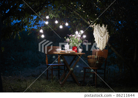 tea party in the garden tea party in the garden 86211644