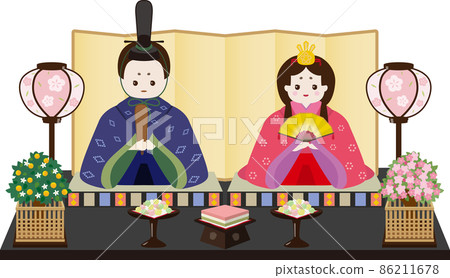 雛人偶皇太子橘櫻 雛人偶皇太子橘櫻 86211678