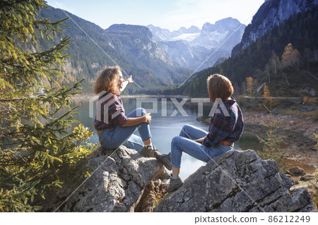 Two happy girls 86212249