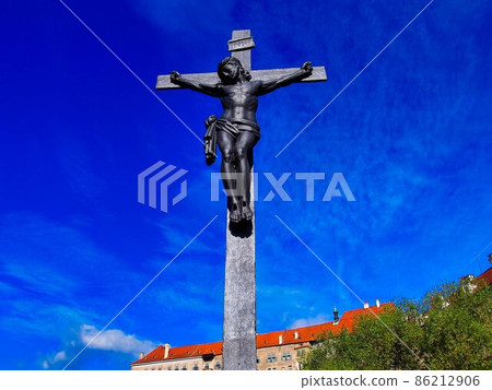 Statue of Jesus Christ in Cesky Krumlov Statue of Jesus Christ in Cesky Krumlov 86212906