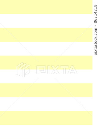 Yellow border background. Illustration of horizontal stripes. 86214219