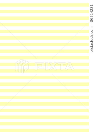 Yellow border background. Illustration of horizontal stripes. 86214221