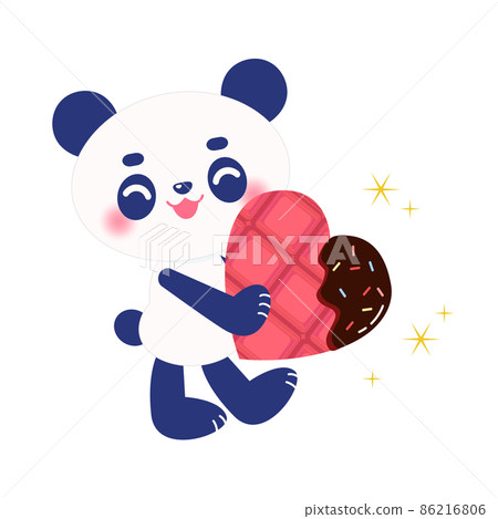 熊貓心形巧克力 熊貓心形巧克力 86216806