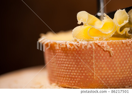 swiss cheese with girolle knife 86217501