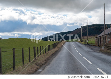 Sunny view of rural landscape Sunny view of rural landscape 86218721
