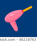 Pink gadget for laser hair removal. Epilation, beauty salon, cosmetology. For topics like hygiene, treatment, procedure 86218763