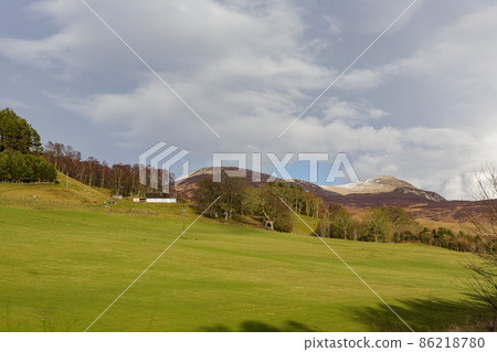 Sunny view of rural landscape Sunny view of rural landscape 86218780