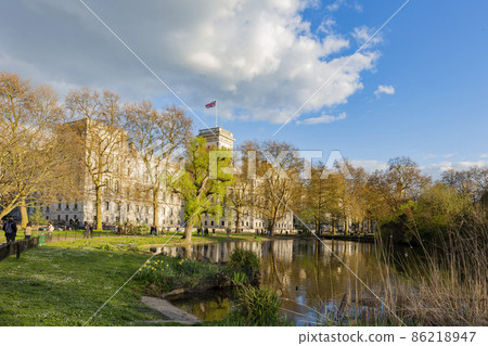 Sunset view of The Old Admiralty Building 86218947