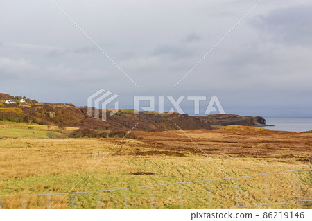 Overcast view of rural landscape Overcast view of rural landscape 86219146