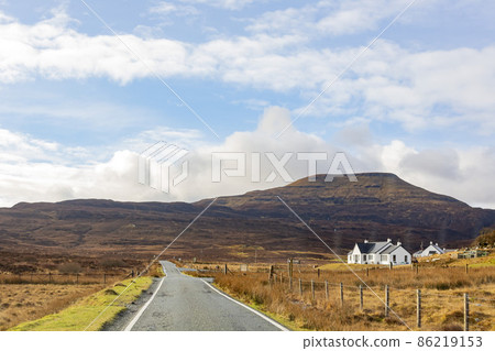 Overcast view of rural landscape Overcast view of rural landscape 86219153