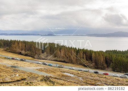 Overcast view of rural landscape Overcast view of rural landscape 86219182