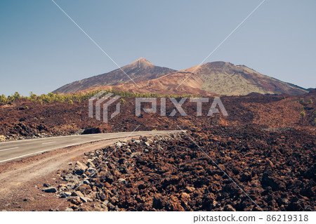Mount Teide volcano 86219318