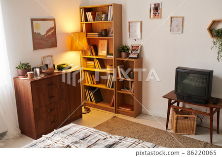 Part of living-room or bedroom in modern apartment 86220065