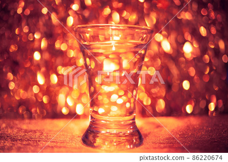 shot glass of vodka 86220674