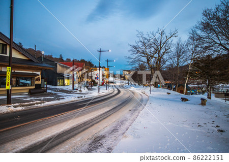 奧日光冬季街景 86222151