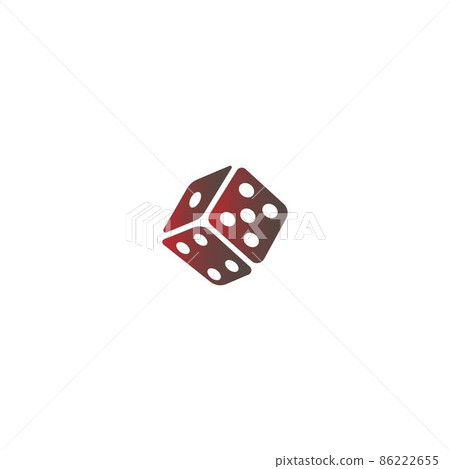 Dice icon logo design template illustration Dice icon logo design template illustration 86222655