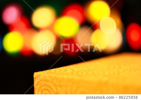 Beautiful lanterns of traditional crafts lit up 86225938