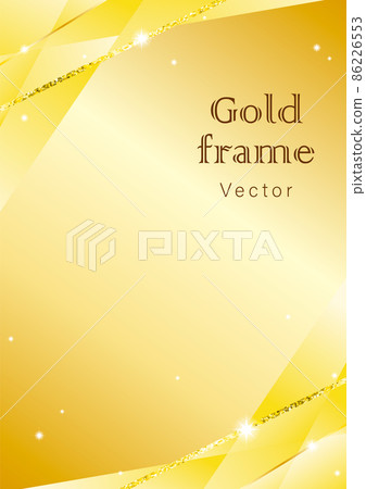 Golden background illustration (vector) decorated with glittering lines Golden background illustration (vector) decorated with glittering lines 86226553