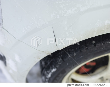汽車保險槓裂紋 86226849