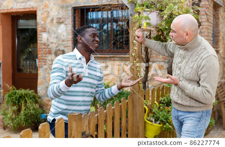 Getting to know the neighbors at the country houses in village 86227774