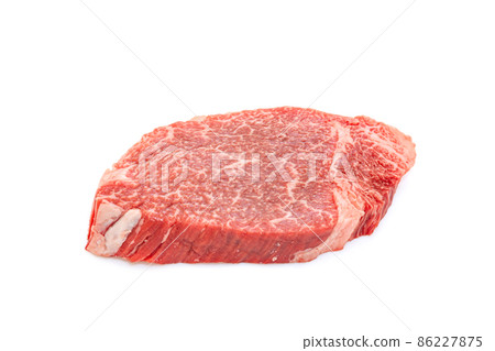 One piece of beef tenderloin for steak [Material for leaflets] 86227875