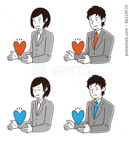 Men's and women's mental condition set of suit Men's and women's mental condition set of suit 86229535