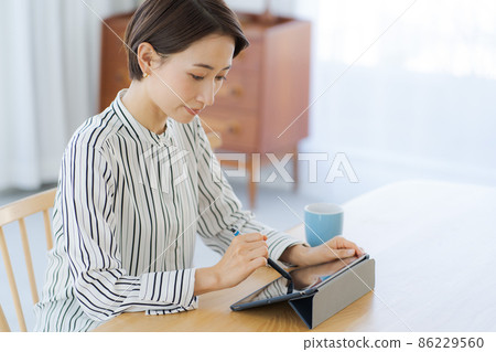 LCD tablet home work female LCD tablet home work female 86229560